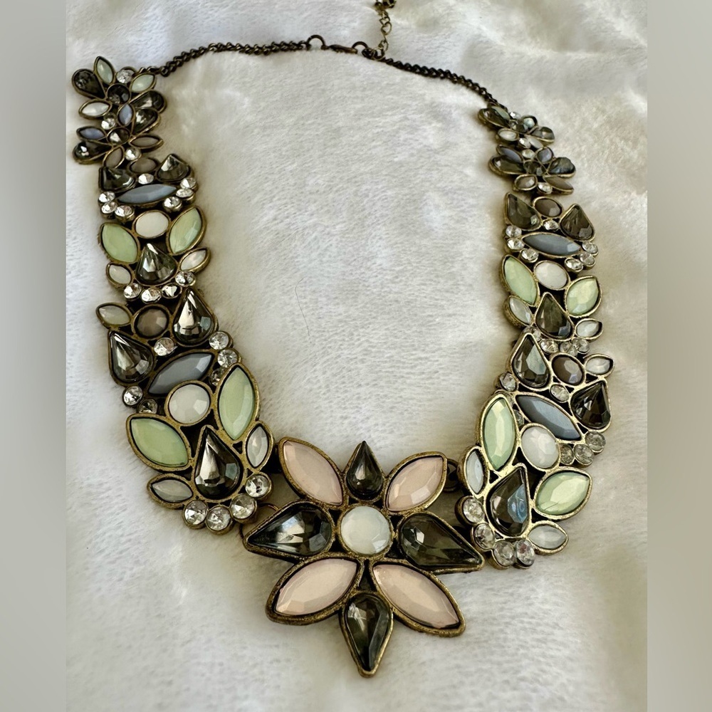 Springtime statement necklace